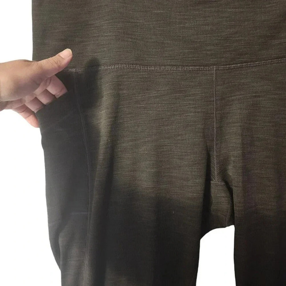 Prana Becksa 7/8 Legging Stretch Waist Pockets Pull-On Black Heather Stretch 2X - Picture 8 of 10